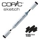 COPIC SKETCH 358 couleurs - COPIC SKETCH 100 Black