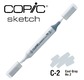 COPIC SKETCH -  358 colours - COPIC SKETCH C2 Cool Gray No.2