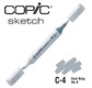 COPIC SKETCH -  358 colours - COPIC SKETCH C4 Cool Gray No.4