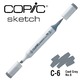 COPIC SKETCH -  358 colours - COPIC SKETCH C6 Cool Gray No.6