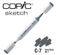 COPIC SKETCH -  358 colours - COPIC SKETCH C7 Cool Gray No.7
