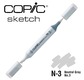 COPIC SKETCH -  358 colours - COPIC SKETCH N3 Neutral Gray No.3