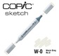 COPIC SKETCH 358 couleurs - COPIC SKETCH W0 Warm Gray No.0