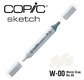 COPIC SKETCH -  358 colours - COPIC SKETCH W00 Warm Gray No.00