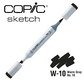 COPIC SKETCH 358 couleurs - COPIC SKETCH W10 Warm Gray No.10