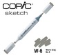 COPIC SKETCH 358 couleurs - COPIC SKETCH W6 Warm Gray No.6