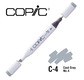 COPIC MARKER  214 couleurs - COPIC MARKER C4 Cool Gray No.4