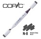 COPIC MAERKER - 214 colours - COPIC MARKER N8 Neutral Gray No.8