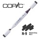 COPIC MARKER  214 couleurs - COPIC MARKER N9 Neutral Gray No.9