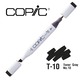 COPIC MARKER  214 couleurs - COPIC MARKER T9 Toner Gray No.9