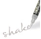 GRAPH IT SHAKE Marker 3 mm - GLITTER SILVER