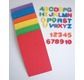 Blister de 140 lettres + 120 Chiffres 1,5 cm en mousse